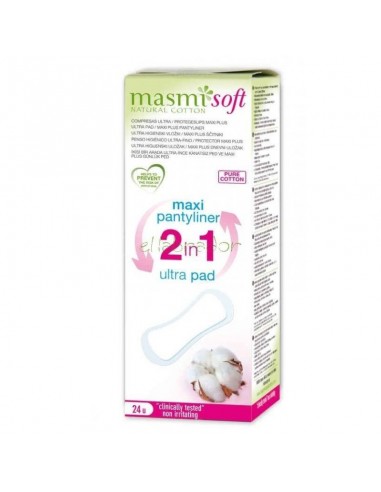 2 En 1 Protegeslips Maxi Plus / Compresa Ultra Mas de Masmi