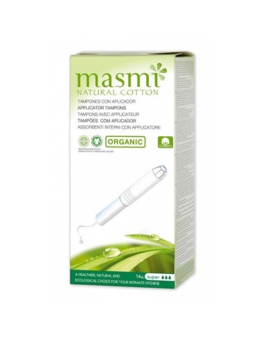 Tampones Masmi Natural Cotton Super 14U de Masmi