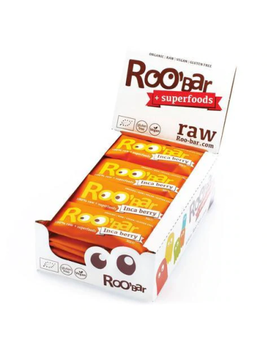 Barritas Con Inca Berry Y Naranja Bio 20 x 30 g de Roo´Bar