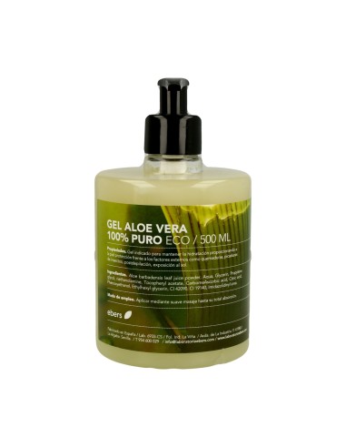 Aloe Vera Gel 100% 500 Ml de Ebers