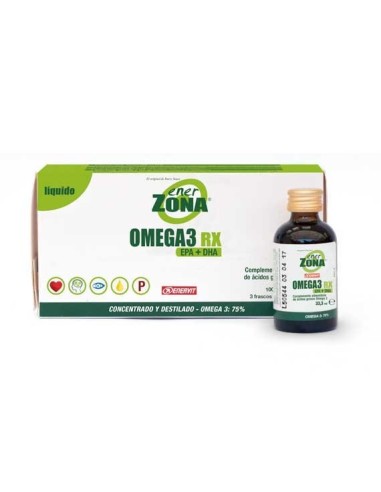 Omega 3 Rx 3 Frascos X 33,3 Ml de Enerzona