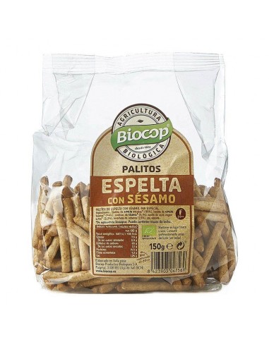 Palitos De Espelta Con Sesamo 150 Gramos Bio Biocop