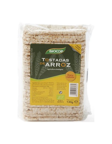 Tostadas Arroz 130 Gramos Bio Biocop