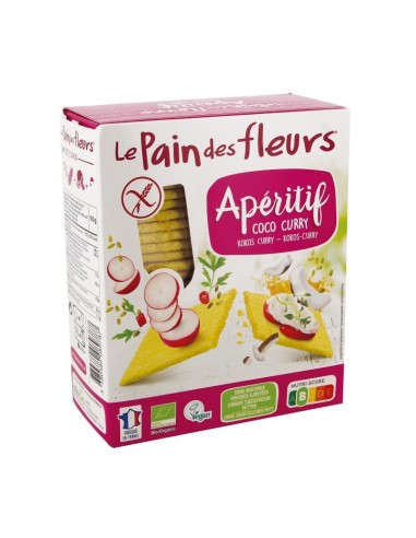 Cracker Coco Curry Aperitif Le Pain Des F. 150 G de