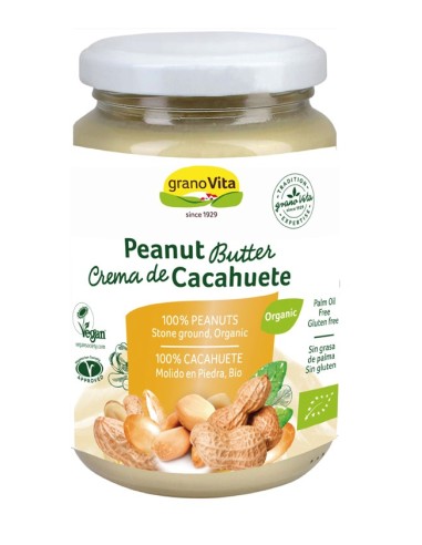 Crema De Cacahuete Bio, 350 G de Granovita