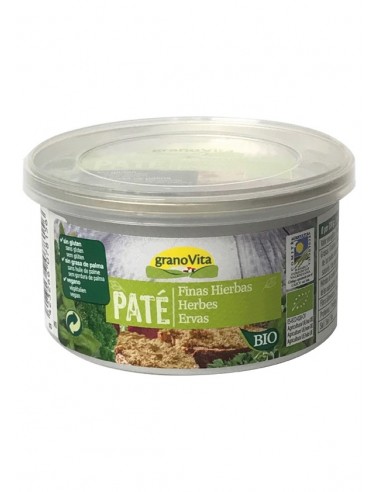 Pate Finas Hierbas Bio, 125 G de Granovita