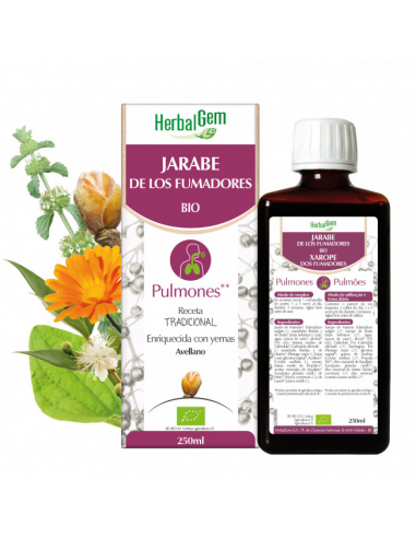 Jarabe De Los Fumadores Bio 250 Ml de Herbalgem