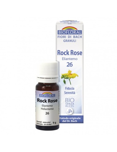 Flores De Bach 26 Rock Rose - Heliantemo Bio* - 9 G - Gránul