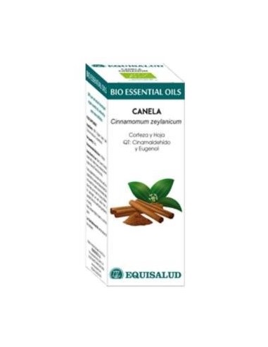 Bio Essential Oil Canela - Qt:Cinamaldehído Y Eugenol 10 Ml de Equisalud