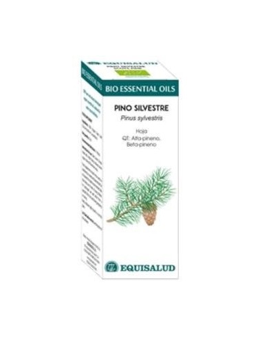 Bio Essential Oil Pino Silvestre - Qt: Alfa-Pineno, Beta-Pineno 10 Ml de Equisalud