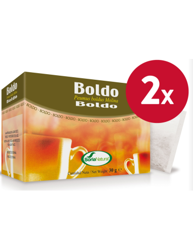 Pack de 2 uds Infusion de Boldo 20 uds de Soria Natural