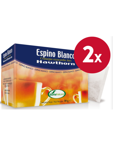 Pack de 2 uds Infusion Espino Blanco 20 uds de Soria Natural