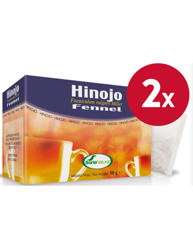 Pack de 2 uds Infusion Hinojo 20 uds de Soria Natural