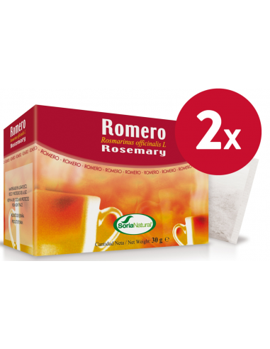 Pack de 2 uds Infusion de Romero 20 uds de Soria Natural