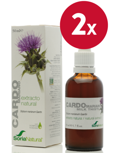 Pack de 2 ud Ext. Cardo Mariano S/Al 50Ml de Soria Natural