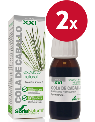 Pack de 2 ud Ext. Cola De Caballo Xxi 50Ml. S/Al de Soria Na