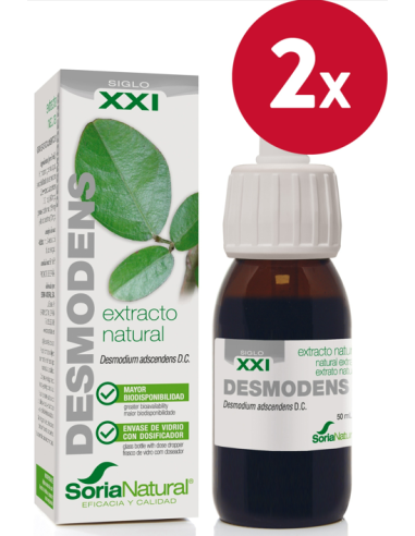 Pack de 2 ud Ext. Desmodens Xxi 50Ml. S/Al de Soria Natural