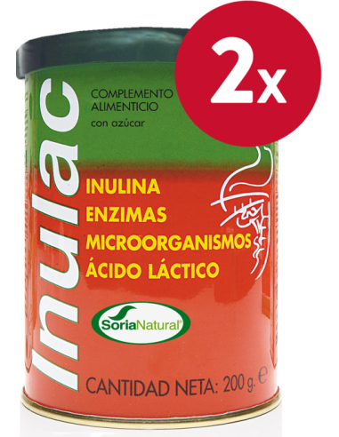 Pack de 2 ud Inulac Bote 200Gr. de Soria Natural