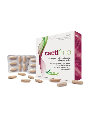 Pack de 2 ud Cactilimp 30 Comprimidos de Soria Natural