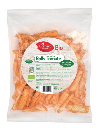 Nachos Bioroll'S Con Tomate Bio 125 Gr De Granero