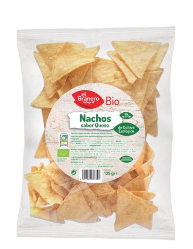 Nachos Queso Bio, 125 G de El Granero Integral