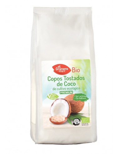 Copos Tostados De Coco Bio, 300 G de El Granero Integral