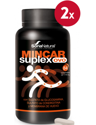 Pack de 2 ud Mincar Suplex Ovo 84 Comprimidos de Soria Natur