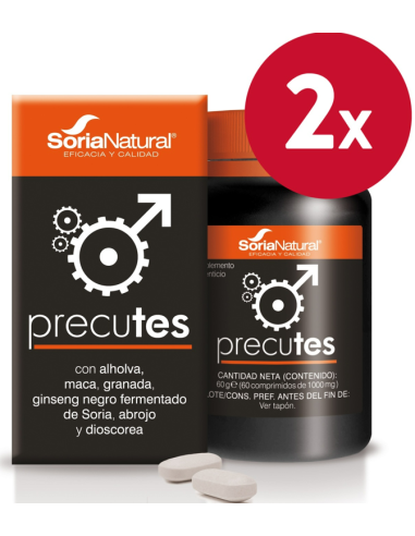 Pack de 2 ud Precutes 60 Comprimidos de Soria Natural