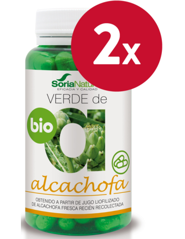 Pack de 2 ud Verde De Alcachofa 80Cap. de Soria Natural