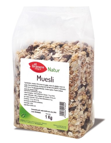 Muesli, 1 Kg de El Granero Integral