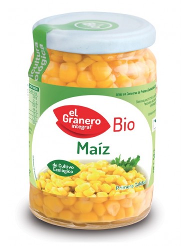 Maiz Dulce Cocido Bio, 369 G de El Granero Integral