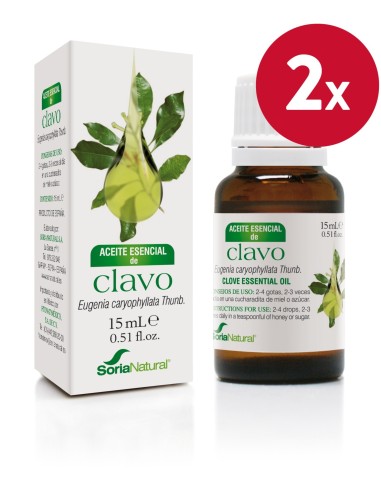 Pack de 2 ud Esencia Clavo 15Cc. de Soria Natural