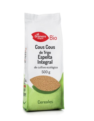 Cous Cous De Trigo Espelta Integral Bio, 500 G de El Granero Integral