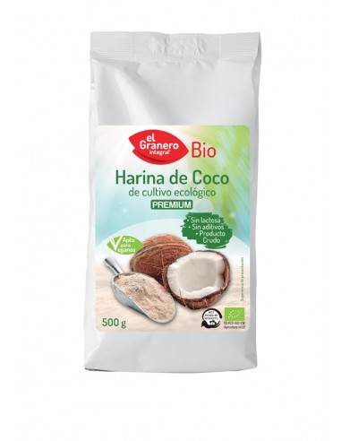 Harina De Coco Bio, 500 G de El Granero Integral