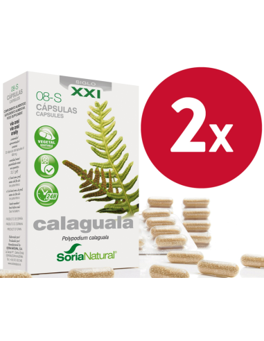 Pack de 2 uds Calaguala 30 capsulas de Soria Natural