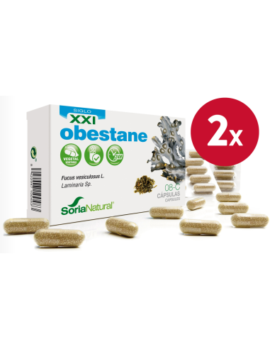 Pack de 2 uds Obestane 30 capsulas de Soria Natural