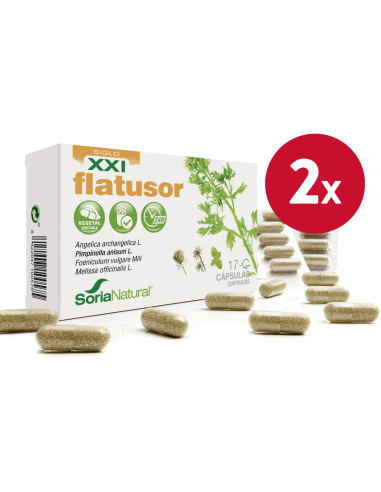 Pack de 2 uds Flatusor 30 capsulas de Soria Natural