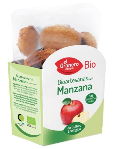 Galletas Artesanas Con Manzana Bio, 250 G de El Granero Integral