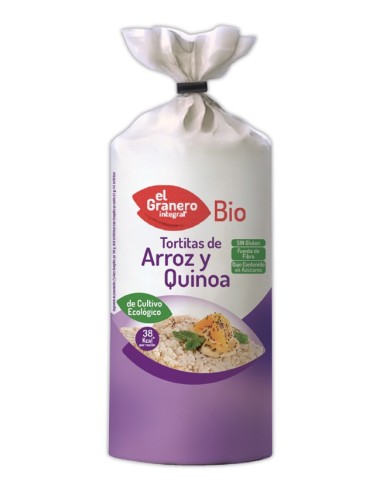 Tortitas De Arroz Y Quinoa Bio, 120 G de El Granero Integral