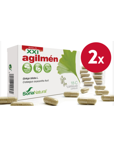 Pack de 2 uds Agilmen 30 Capsulas de Soria Natural