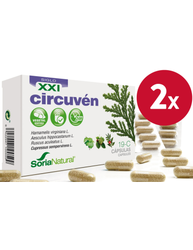 Pack de 2 uds Circuven 30 capsulas de Soria Natural