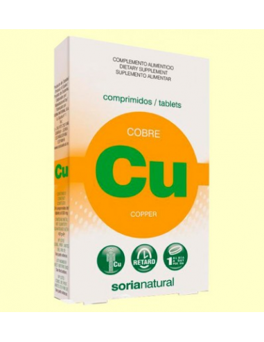 Pack de 2 ud Retard Cobre 24 Comprimidos de Soria Natural