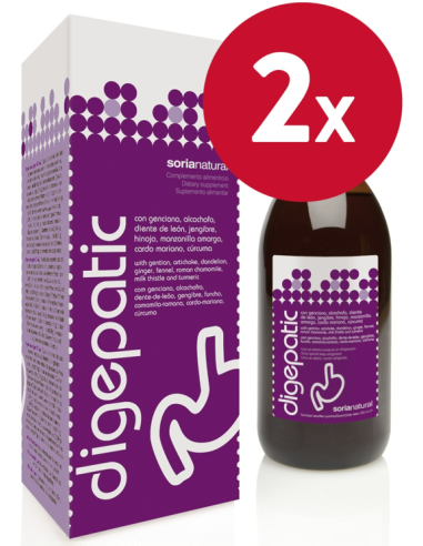 Pack de 2 ud Digepatic Jarabe 250Ml. de Soria Natural