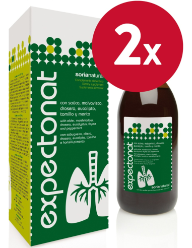 Pack de 2 ud Expectonat Jarabe 250Ml. de Soria Natural