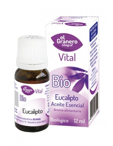 Aceite Esencial De Eucalipto Bio, 12 Ml de El Granero Integral