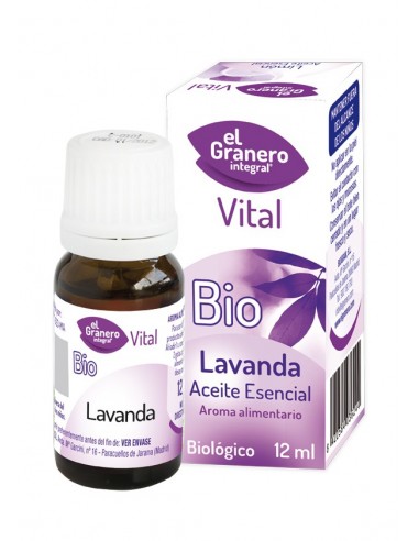 Aceite Esencial De Lavanda Bio, 12 Ml de El Granero Integral