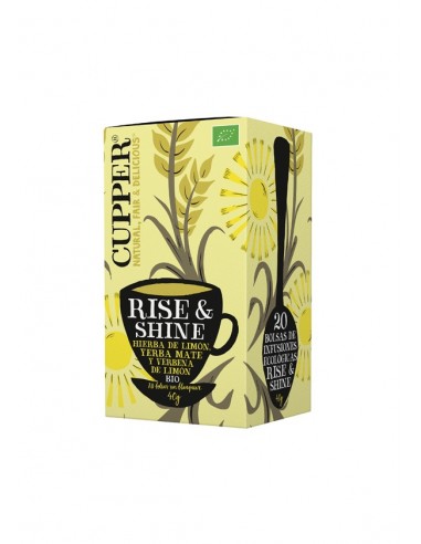 Rise Shine Infusion 20  Bolsitas. Bio Cupper