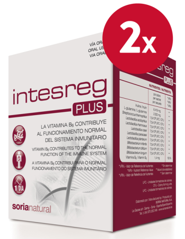 Pack de 2 ud Intesreg Plus 14S Sobres de Soria Natural