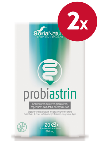 Pack de 2 ud Probiastrin 20Cap. de Soria Natural