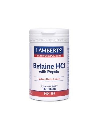 Pack de 2ud Betaina Hci 324Mg./Pepsina 5Mg. 180  Comprimidos